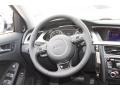 Black Steering Wheel Photo for 2013 Audi A4 #79467937