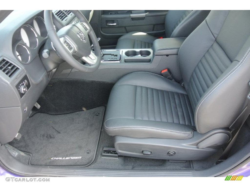 2013 Challenger R/T Classic - Plum Crazy Pearl / Dark Slate Gray photo #7