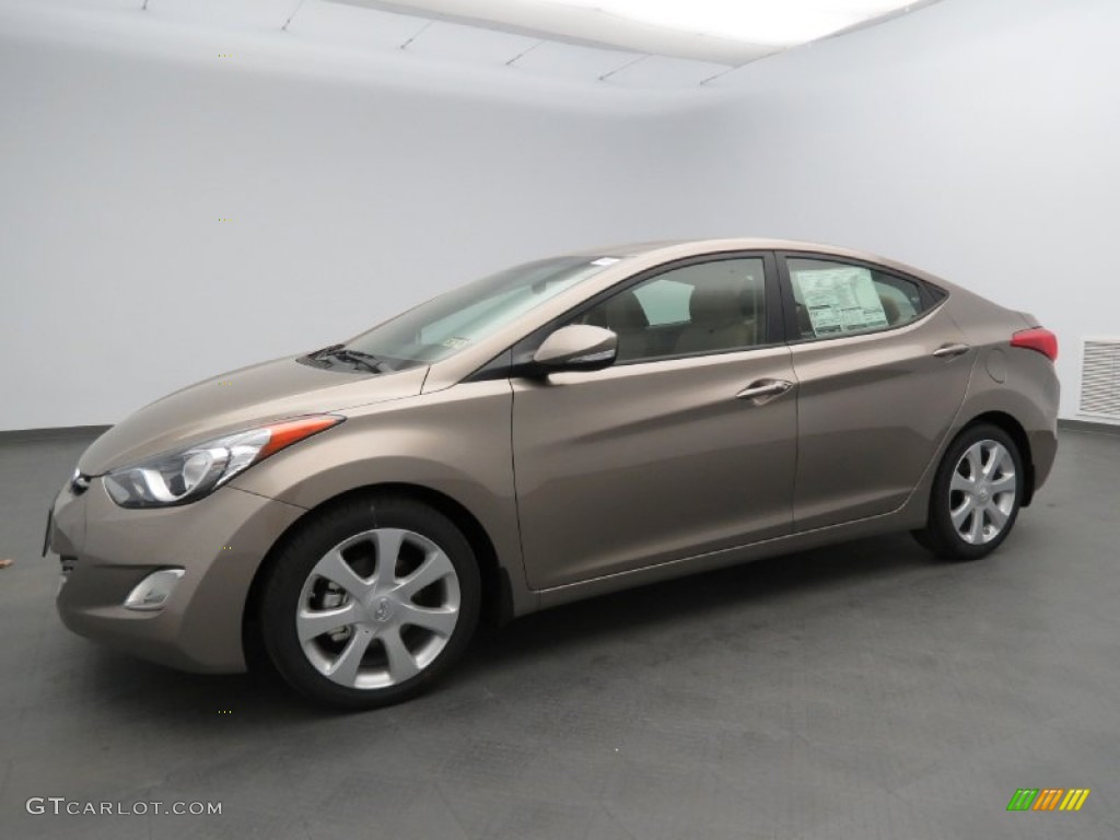2013 Elantra Limited - Desert Bronze / Beige photo #1