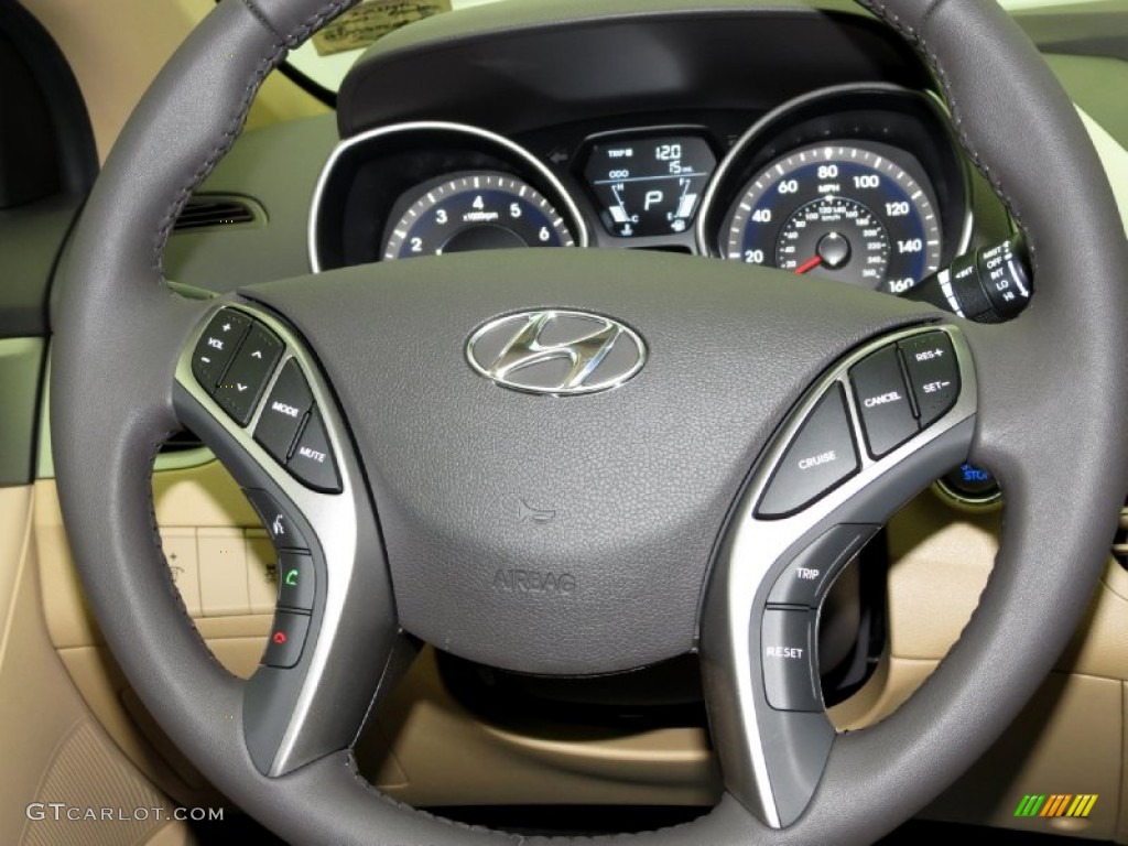 2013 Elantra Limited - Desert Bronze / Beige photo #4