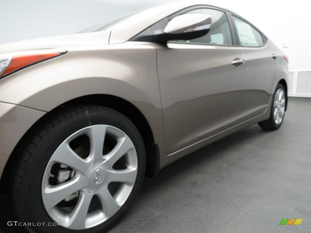 2013 Elantra Limited - Desert Bronze / Beige photo #6