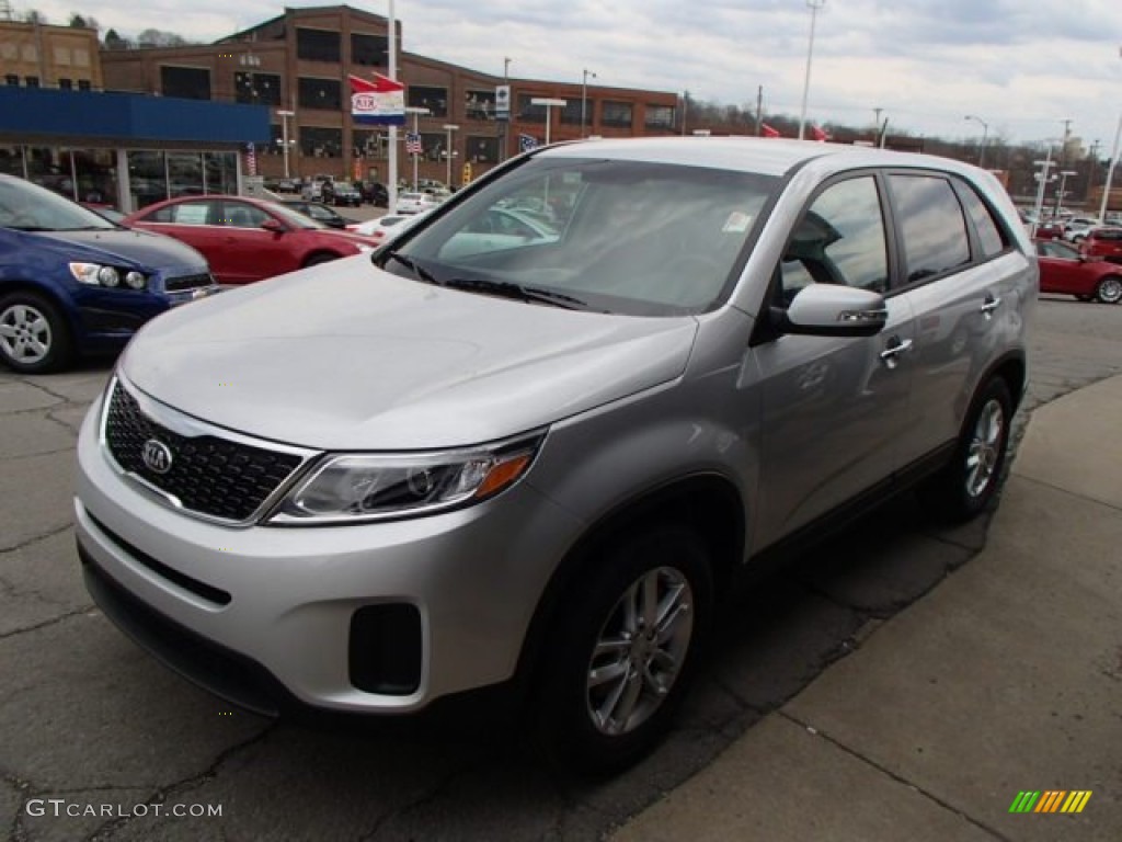 2014 Sorento LX - Bright Silver / Black photo #4