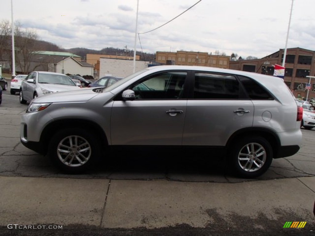 2014 Sorento LX - Bright Silver / Black photo #5