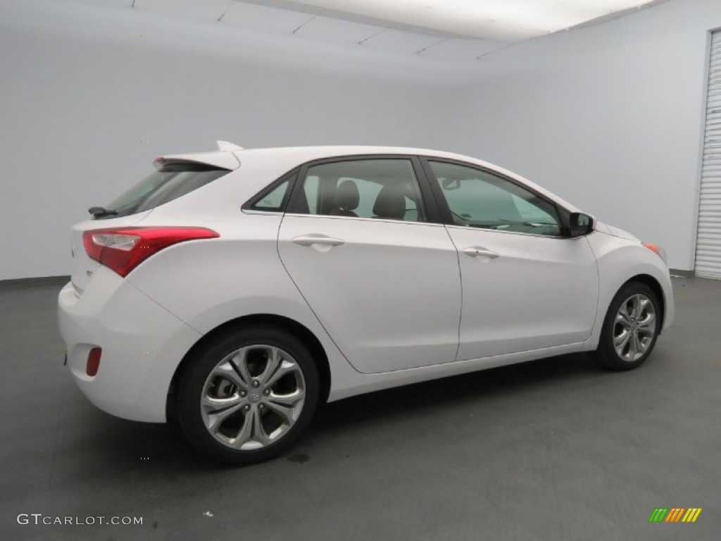 2013 Elantra GT - Monaco White / Beige photo #2