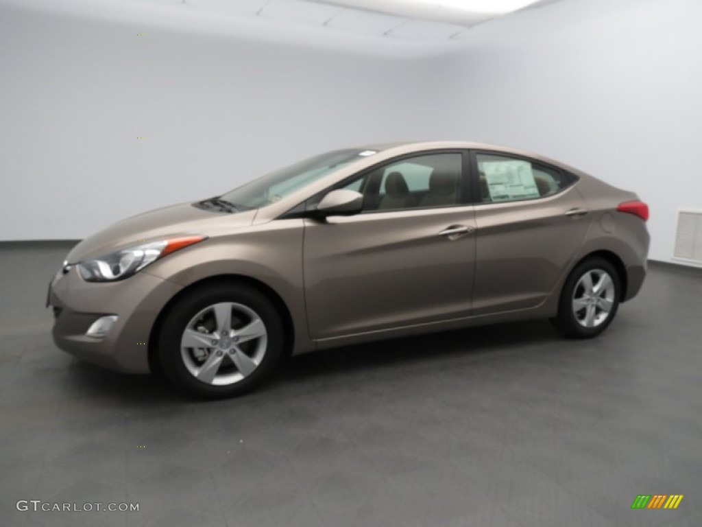 2013 Elantra GLS - Desert Bronze / Beige photo #1