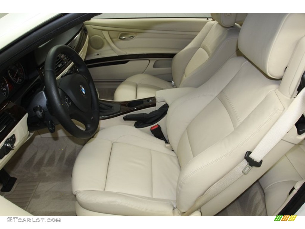 Cream Beige Interior 2012 BMW 3 Series 328i Convertible Photo #79472447