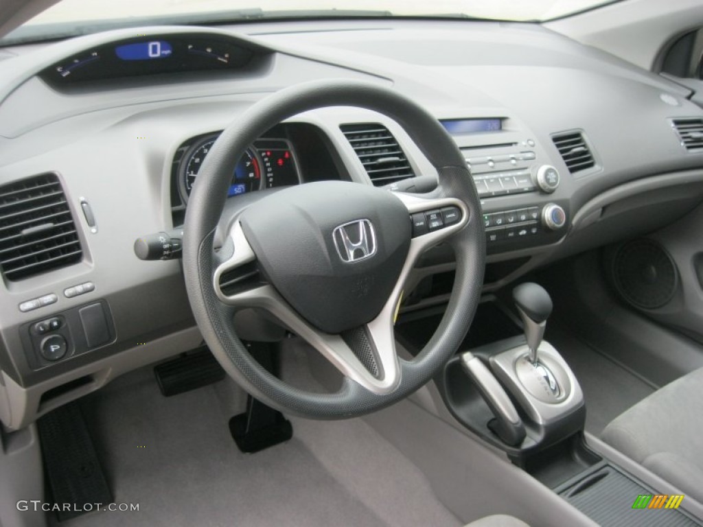 2010 Honda Civic LX Coupe Gray Dashboard Photo #79472509