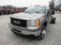 2013 Steel Gray Metallic GMC Sierra 3500HD Regular Cab 4x4 Chassis  photo #3