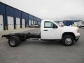 2013 Summit White GMC Sierra 3500HD Regular Cab 4x4 Chassis  photo #1