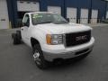 2013 Summit White GMC Sierra 3500HD Regular Cab 4x4 Chassis  photo #2