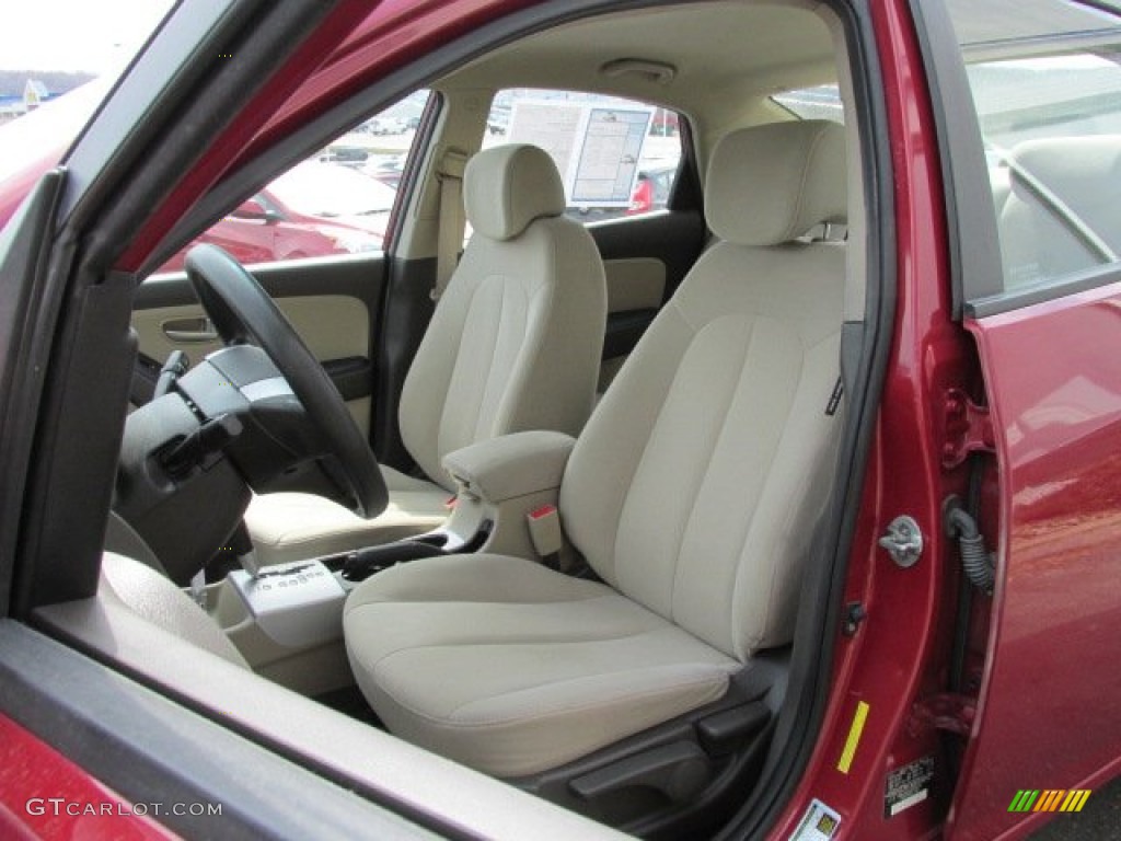 2009 Elantra GLS Sedan - Apple Red Pearl / Beige photo #10
