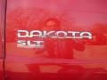 2005 Flame Red Dodge Dakota SLT Club Cab 4x4  photo #21