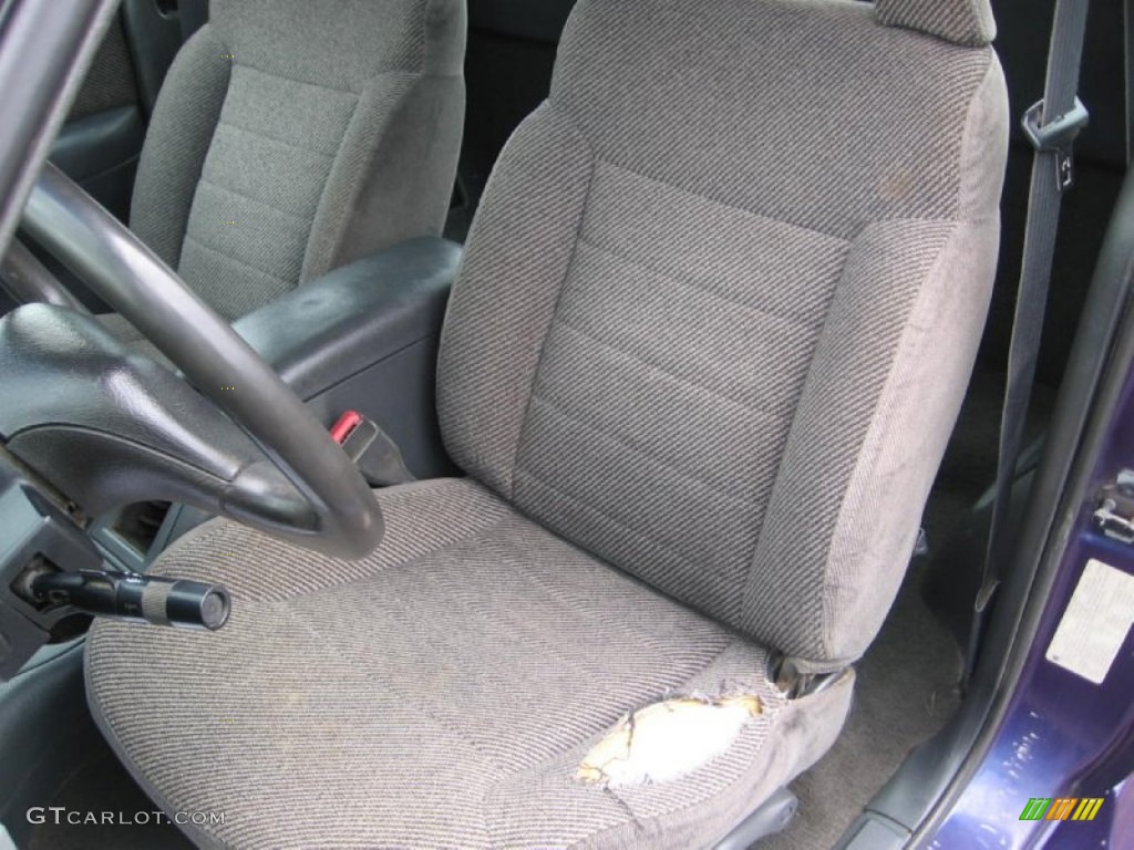 1994 S10 LS Extended Cab 4x4 - Radar Blue Metallic / Gray photo #12