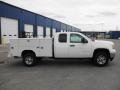 Summit White - Sierra 2500HD Extended Cab Utility Truck Photo No. 1
