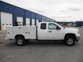 Summit White 2013 GMC Sierra 2500HD Extended Cab Utility Truck