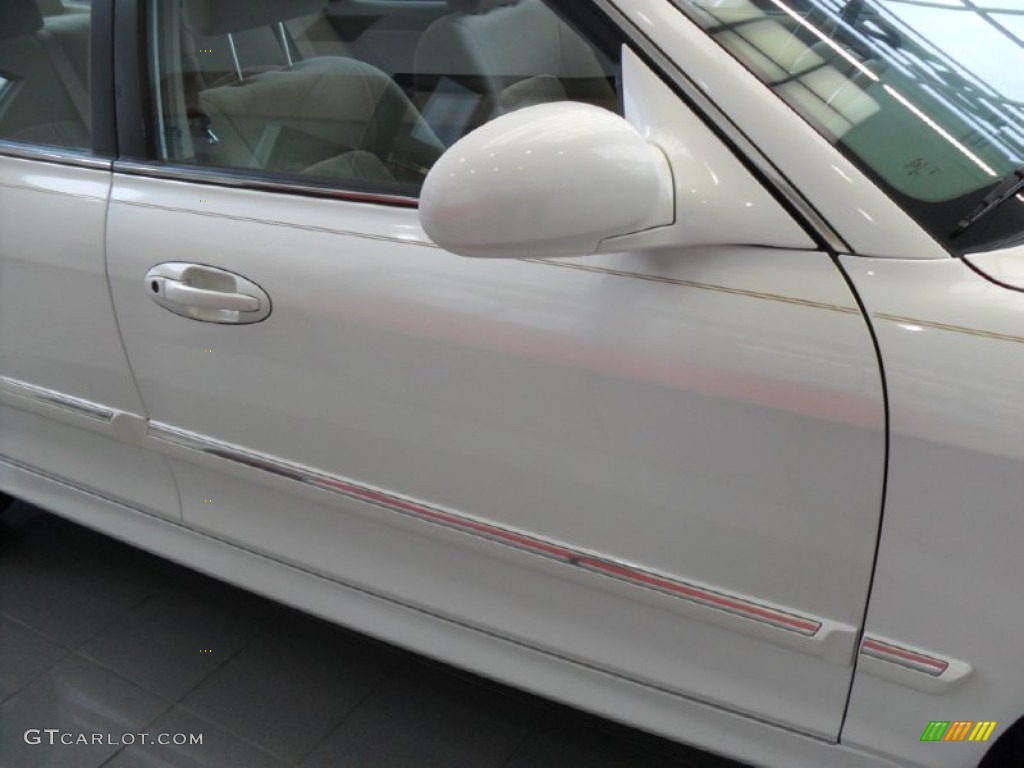 2003 Sonata GLS V6 - Noble White / Beige photo #10