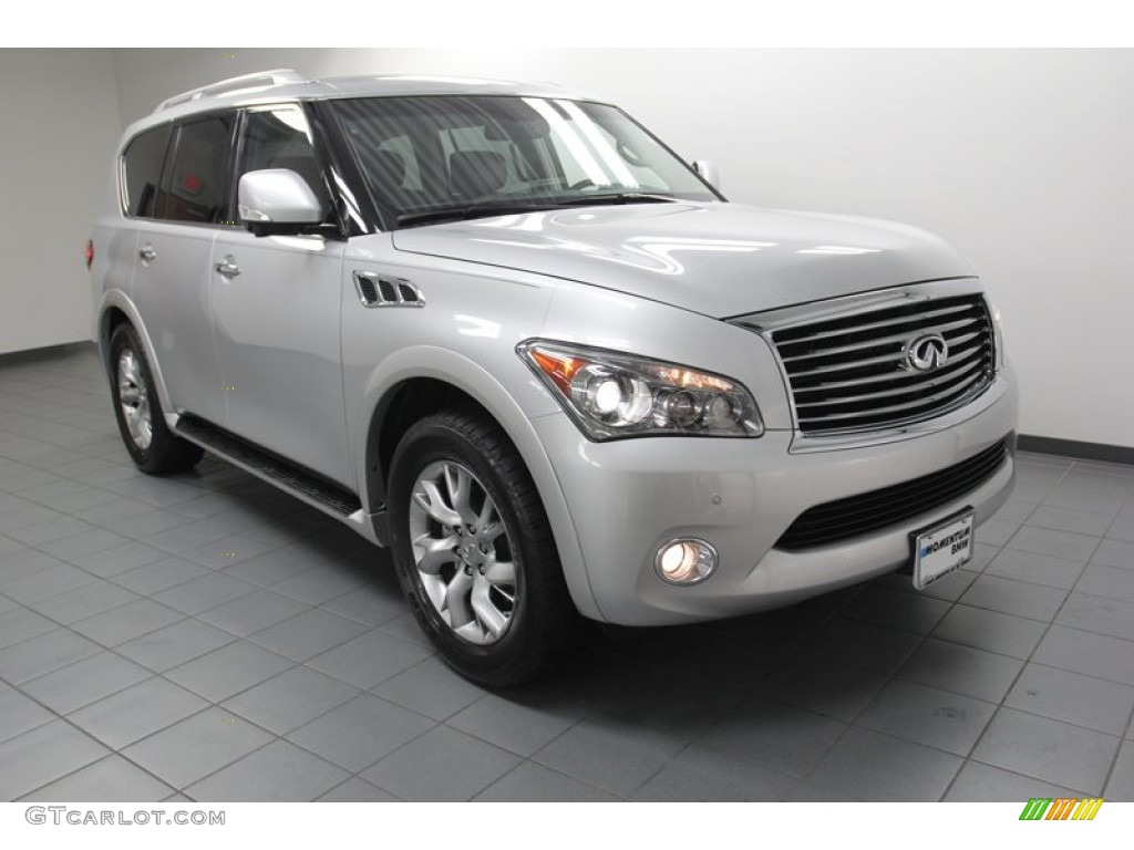 2011 QX 56 - Liquid Platinum / Graphite photo #1