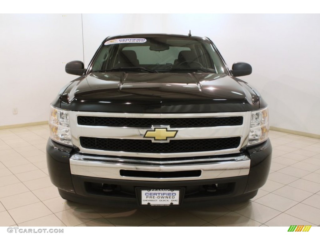 2009 Silverado 1500 Hybrid Crew Cab 4x4 - Black / Ebony photo #2
