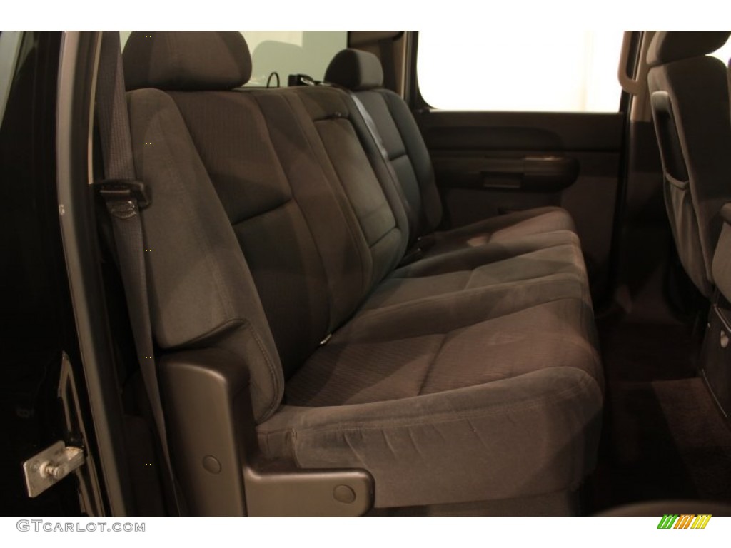 Ebony Interior 2009 Chevrolet Silverado 1500 Hybrid Crew Cab 4x4 Photo #79477195