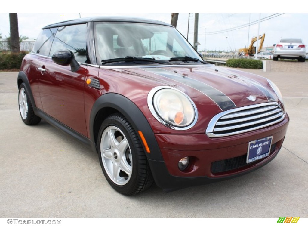 2007 Cooper Hardtop - Nightfire Red Metallic / Grey/Carbon Black photo #1
