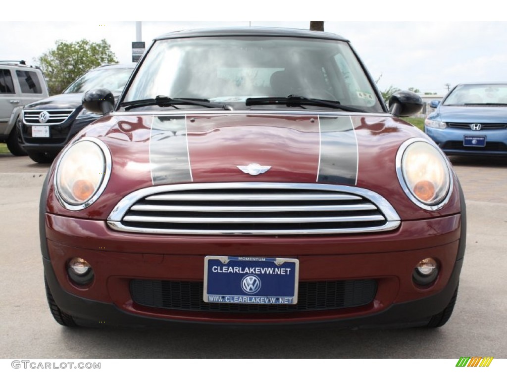 2007 Cooper Hardtop - Nightfire Red Metallic / Grey/Carbon Black photo #2