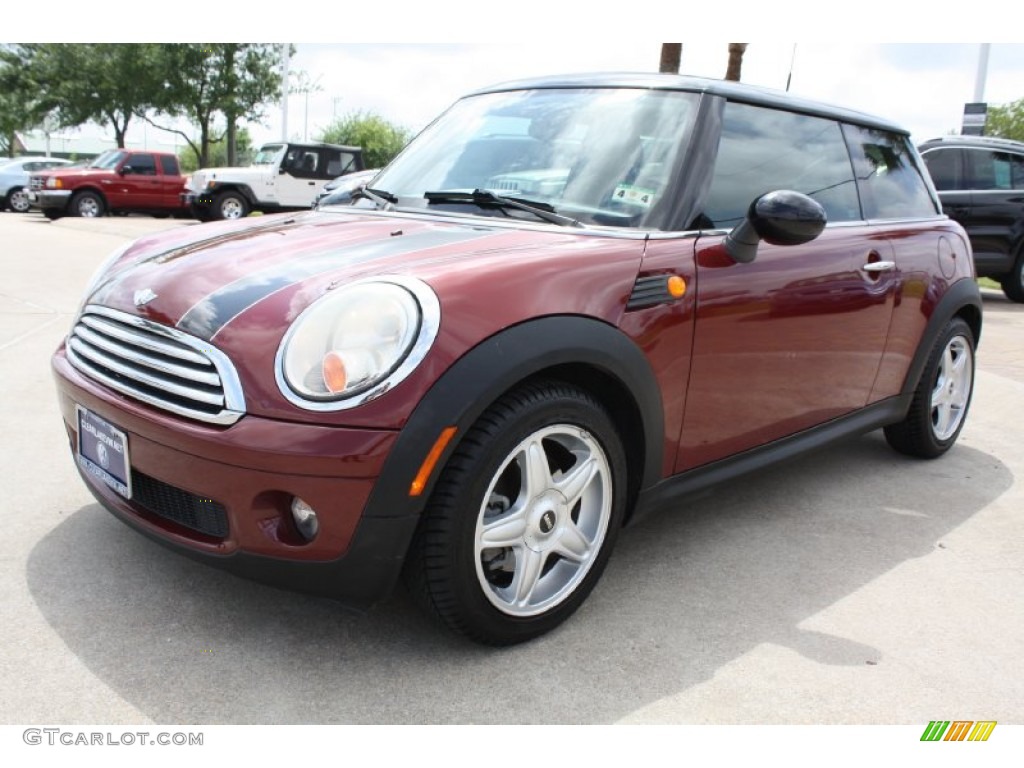 2007 Cooper Hardtop - Nightfire Red Metallic / Grey/Carbon Black photo #3