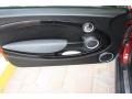 2007 Mini Cooper Grey/Carbon Black Interior Door Panel Photo