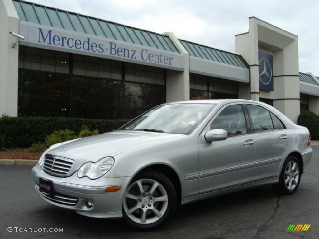 2007 C 280 4Matic Luxury - Iridium Silver Metallic / Black photo #1