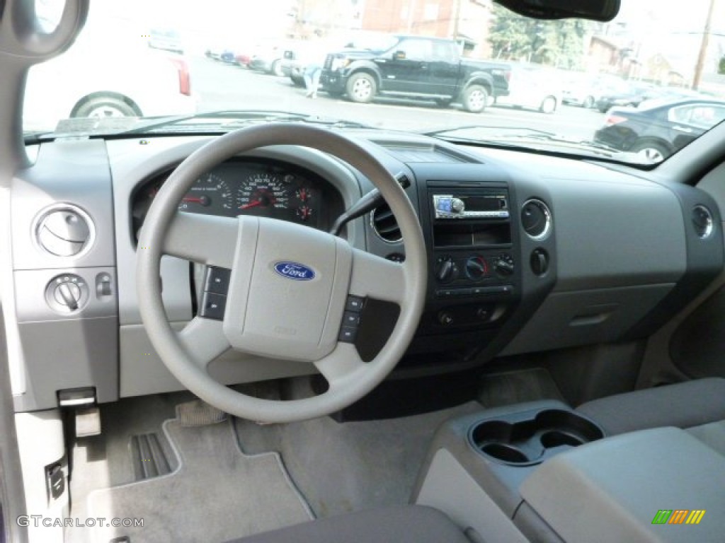 2004 F150 XLT SuperCab 4x4 - True Blue Metallic / Medium/Dark Flint photo #6