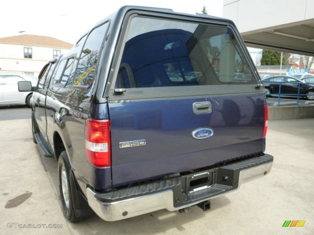 2004 F150 XLT SuperCab 4x4 - True Blue Metallic / Medium/Dark Flint photo #12