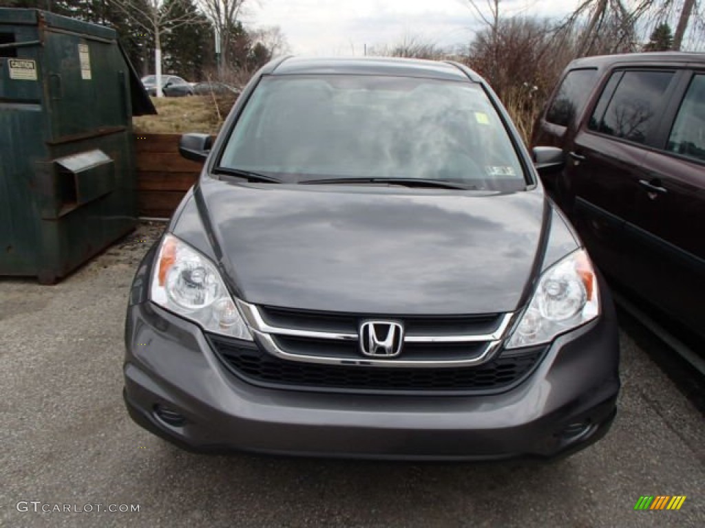 2010 CR-V LX AWD - Polished Metal Metallic / Gray photo #2