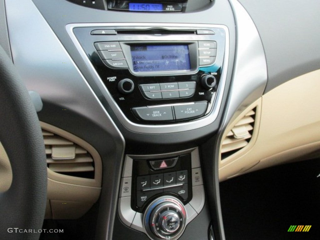 2013 Elantra GLS - Sparkling Ruby / Beige photo #8