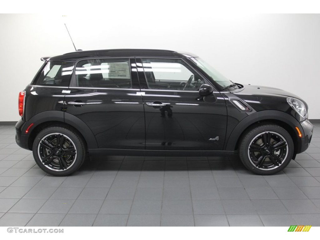 Absolute Black 2013 Mini Cooper S Countryman ALL4 AWD Exterior Photo #79480322