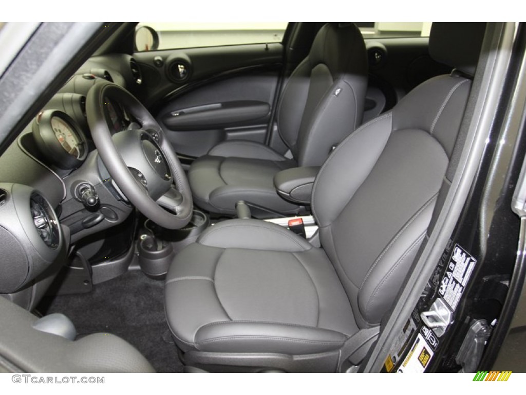 Carbon Black Interior 2013 Mini Cooper S Countryman ALL4 AWD Photo #79480349