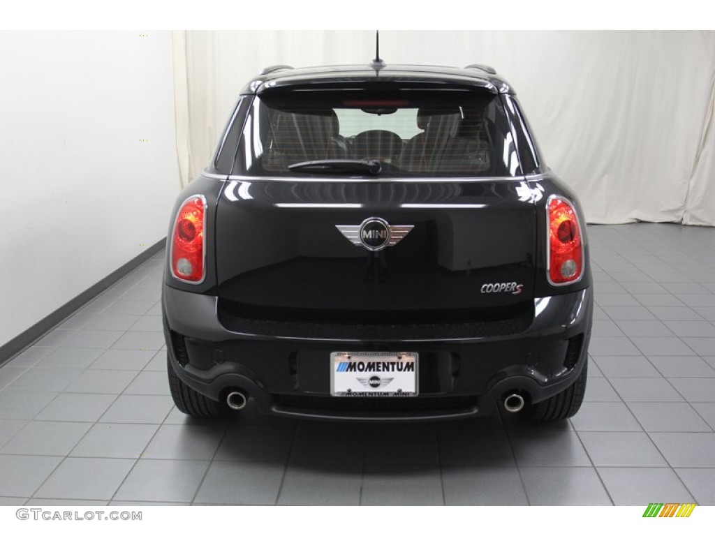 2013 Cooper S Countryman ALL4 AWD - Absolute Black / Carbon Black photo #10