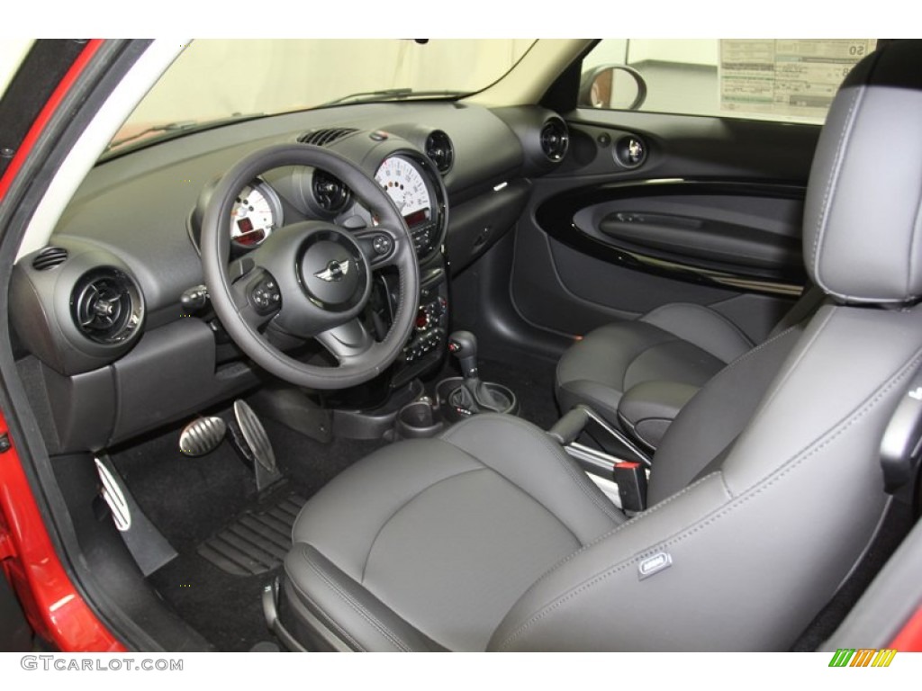 Carbon Black Interior 2013 Mini Cooper S Paceman Photo #79481075