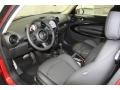 Carbon Black 2013 Mini Cooper S Paceman Interior Color