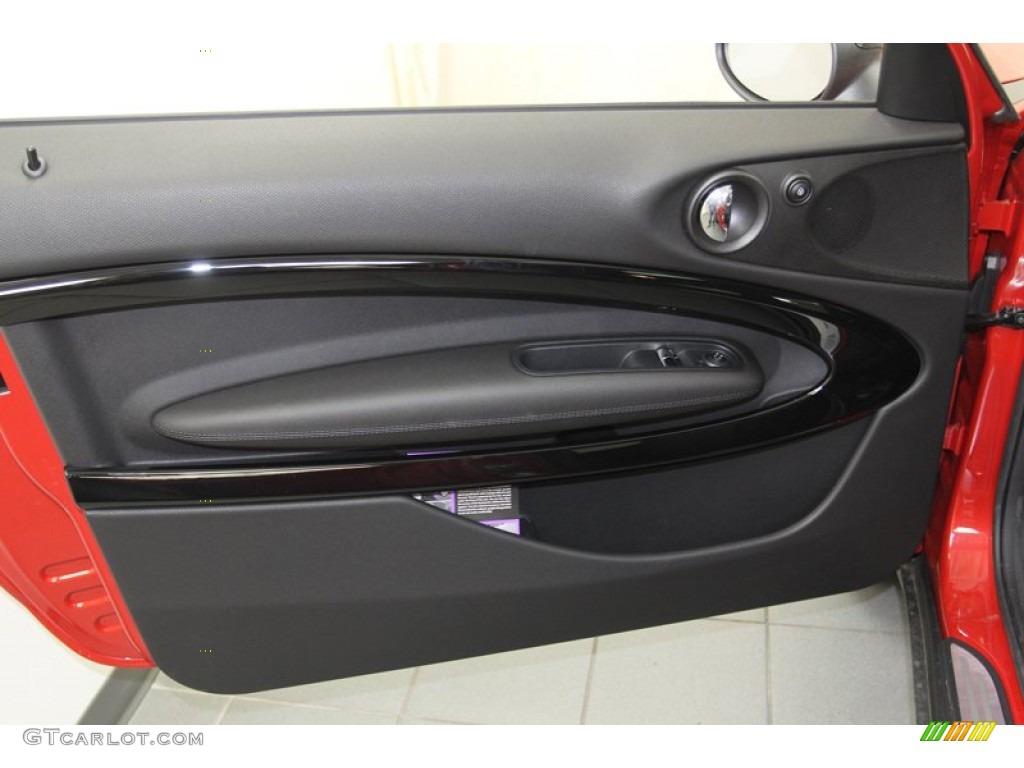 2013 Mini Cooper S Paceman Carbon Black Door Panel Photo #79481115