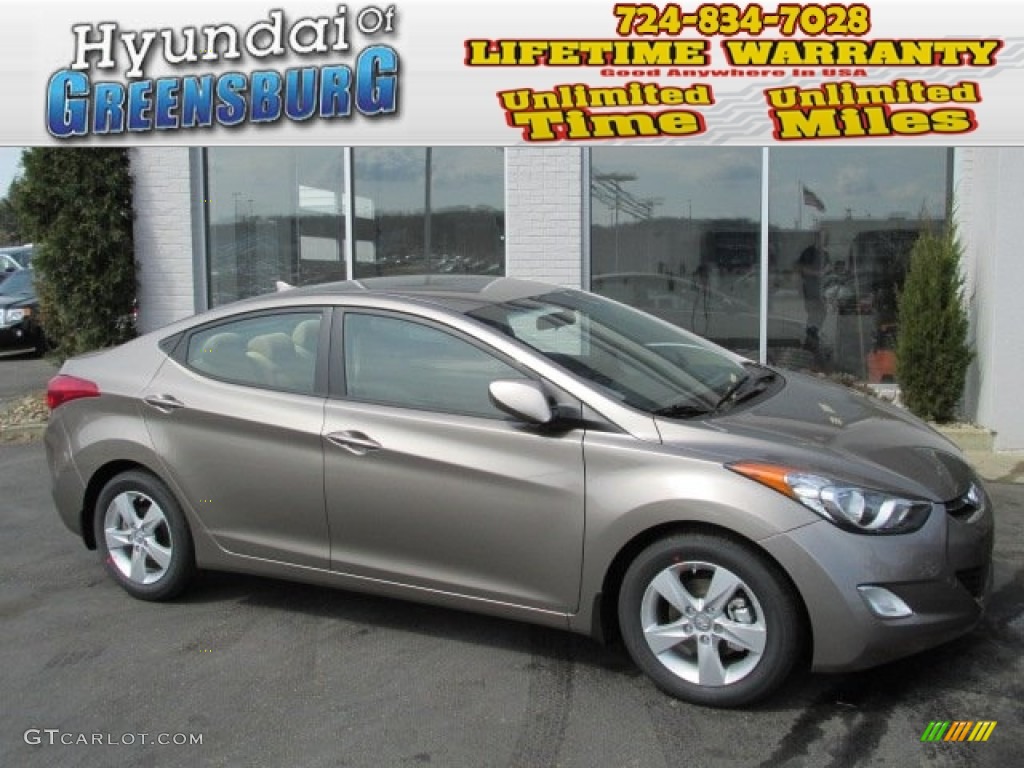 2013 Elantra GLS - Desert Bronze / Beige photo #1