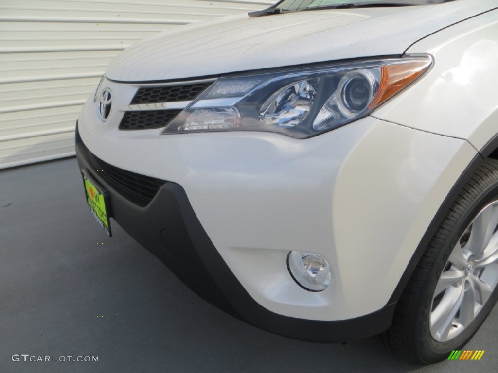 2013 RAV4 Limited - Blizzard White Pearl / Black photo #10