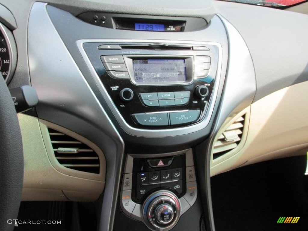 2013 Elantra GLS - Desert Bronze / Beige photo #8