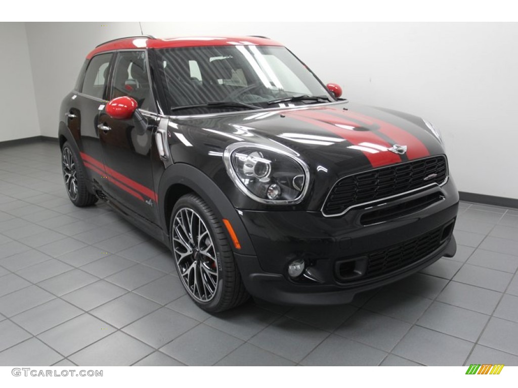 Absolute Black 2013 Mini Cooper John Cooper Works Countryman All4 AWD Exterior Photo #79481412