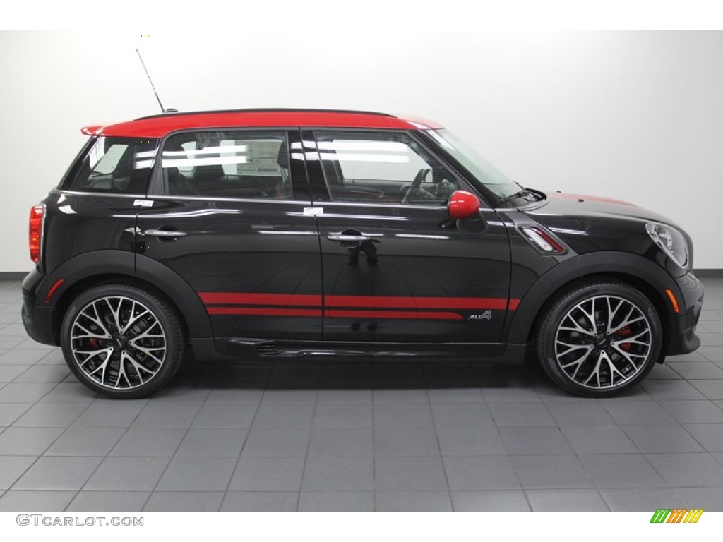 Absolute Black 2013 Mini Cooper John Cooper Works Countryman All4 AWD Exterior Photo #79481432
