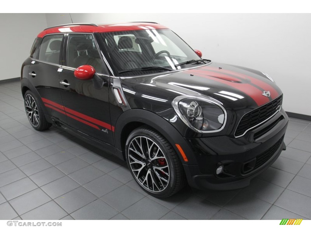 Absolute Black 2013 Mini Cooper John Cooper Works Countryman All4 AWD Exterior Photo #79481516