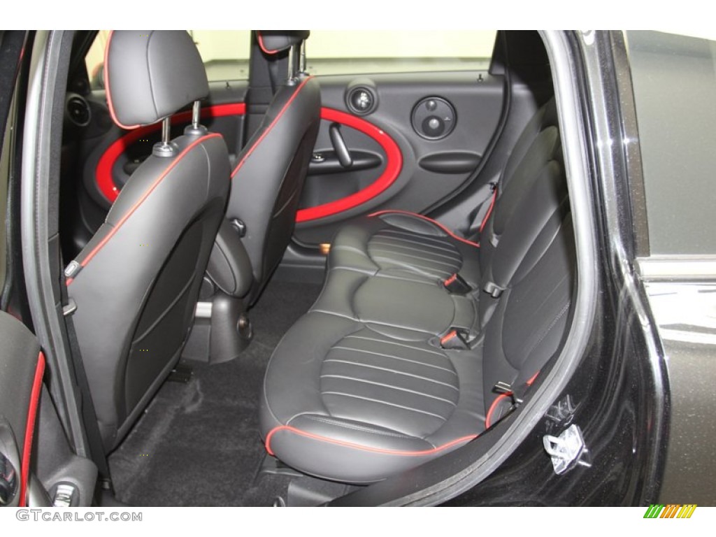 2013 Mini Cooper John Cooper Works Countryman All4 AWD Rear Seat Photo #79481621