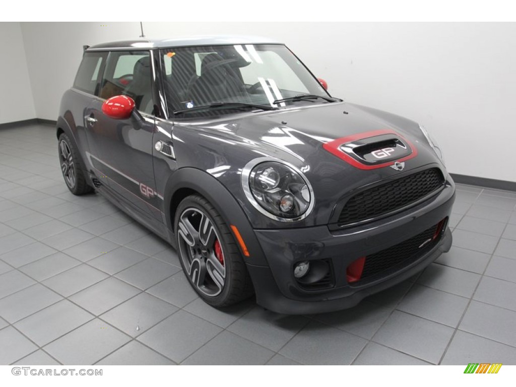 2013 Cooper John Cooper Works GP - Thunder Grey Metallic / GP Recaro Sport Black/Dinamica photo #1