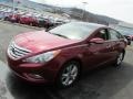 2013 Sparkling Ruby Hyundai Sonata Limited  photo #3