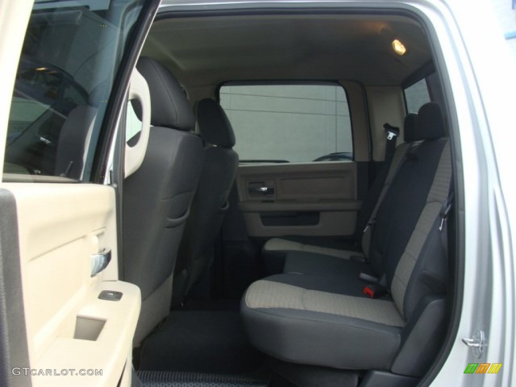 2009 Ram 1500 Big Horn Edition Crew Cab 4x4 - Bright Silver Metallic / Dark Slate/Medium Graystone photo #7