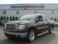 2008 Onyx Black GMC Sierra 1500 SLE Extended Cab 4x4  photo #1