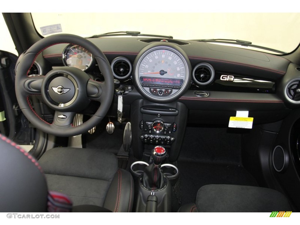 2013 Mini Cooper John Cooper Works GP GP Recaro Sport Black/Dinamica Dashboard Photo #79482785
